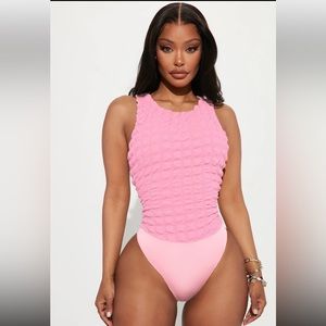 Pink Wine sippin’ fashion nova bodysuit. Adorable, brand new never worn. Small